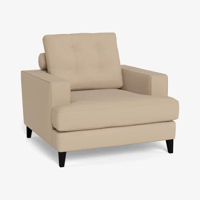 Heal's Heal's Mistral Armchair Capelo Linen-Cotton Bamboo Natural Beech Feet