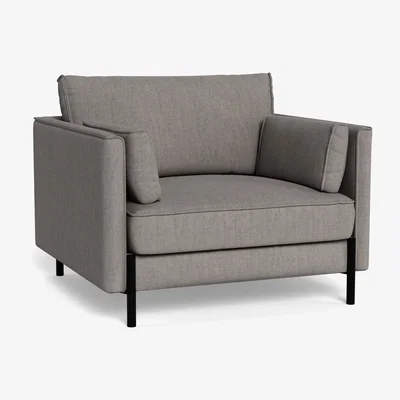 Heal's Heal's Tortona Armchair Broad Weave Pebble
