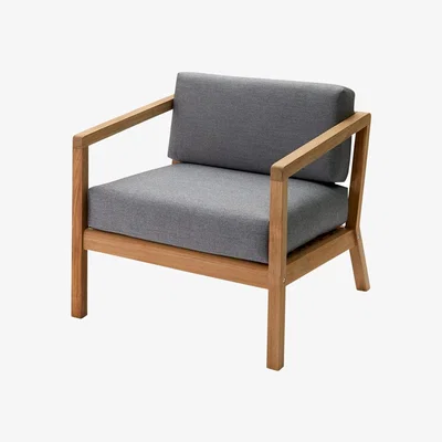 Heal's Fritz Hansen Virkelyst Outdoor Lounge Chair in Ash