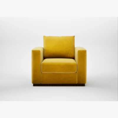 Heal's Heal's Trento Armchair Smart Luxe Velvet Canary