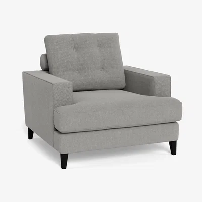 Heal's Heal's Mistral Armchair Texture Pale Grey Natural Feet