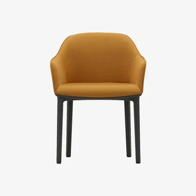 Heal's Vitra Softshell Armchair Cognac - Heal's UK Furniture