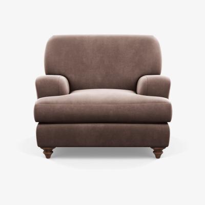 Heal's Heal's Hampstead Armchair Melton Wool New Navy Black Feet - Heal's UK Furniture