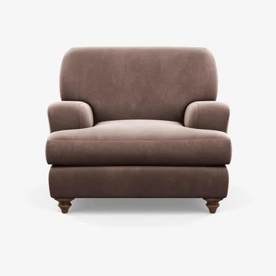 Heal's Heal's Hampstead Armchair Melton Wool New Navy Black Feet - Heal's UK Furniture