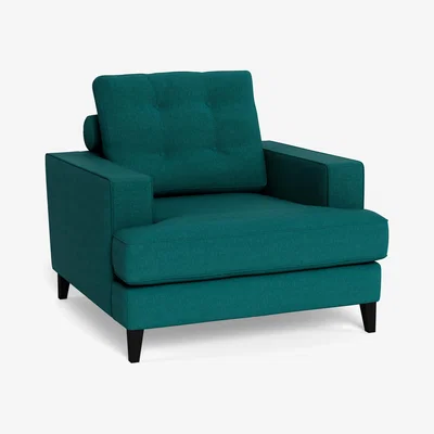 Heal's Heal's Mistral Armchair Brushed Cotton Pine Black Feet