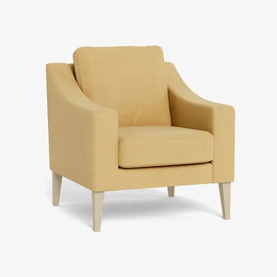 Heal's Heal's Richmond Armchair Tejo Ochre Black Feet