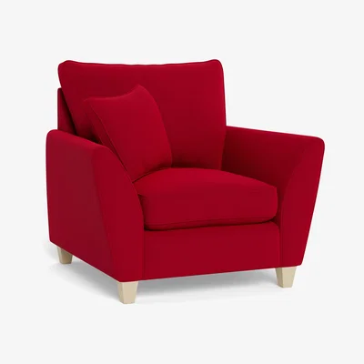 Heal's Heal's Torino Armchair Chunky Boucle Ecru Natural Feet