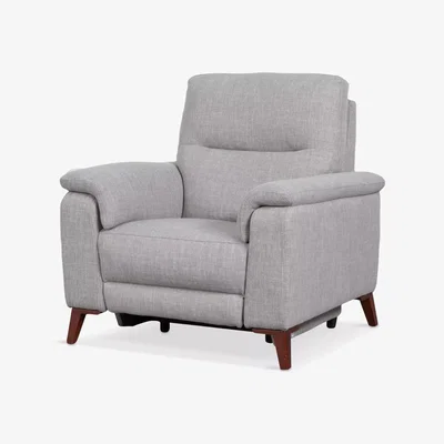 John Lewis John Lewis Slant Power Recliner Armchair, Grey