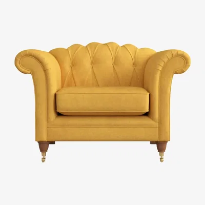 John Lewis Laura Ashley Gloucester Armchair, Teak Leg