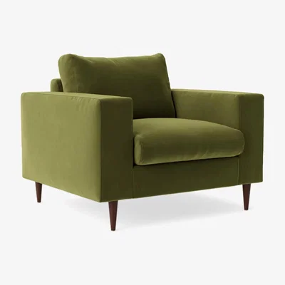John Lewis Swoon Evesham Armchair, Dark Leg