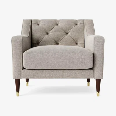 John Lewis Swoon Pritchard Armchair, Dark Leg