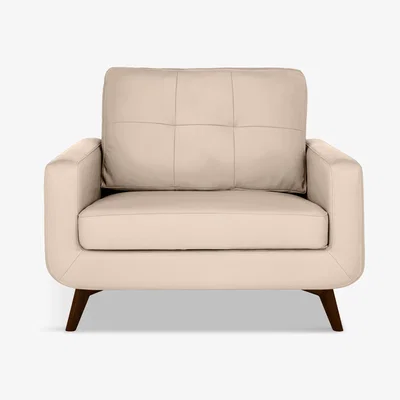 John Lewis John Lewis & Partners Barbican Leather Snuggler, Dark Leg