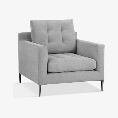 John Lewis John Lewis & Partners Draper Armchair, Metal Leg