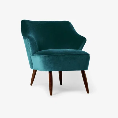 John Lewis Swoon Elysse Chair, Dark Leg