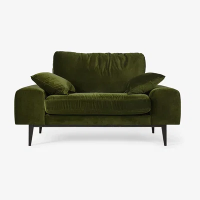 John Lewis Swoon Tulum Armchair, Dark Leg