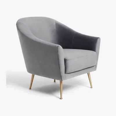 John Lewis John Lewis & Partners Ellipse Velvet Armchair