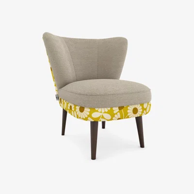 John Lewis Orla Kiely Una Armchair, Dark Leg