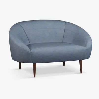 John Lewis John Lewis & Partners Curved Leather Snuggler, Dark Leg
