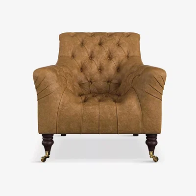 John Lewis Tetrad Skittle Leather Armchair