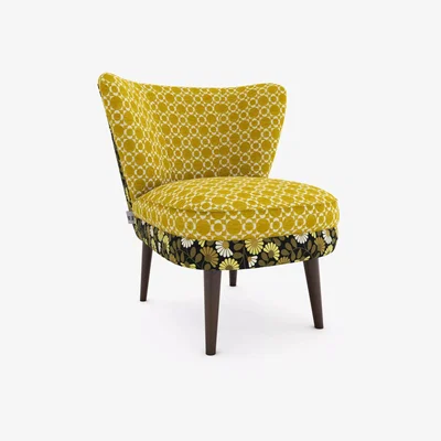 John Lewis Orla Kiely Una Armchair, Dark Leg