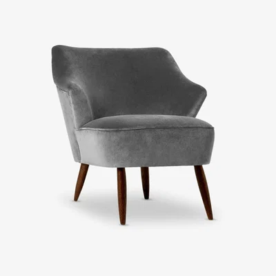 John Lewis Swoon Elysse Chair, Dark Leg
