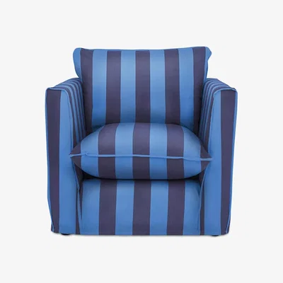 John Lewis John Lewis x Sophie Conran Cocobella Armchair, Coastal Stripe