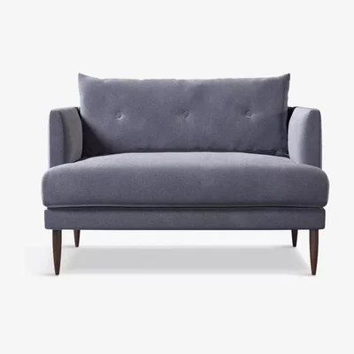 John Lewis Swoon Kalmar Loveseat, Dark Leg