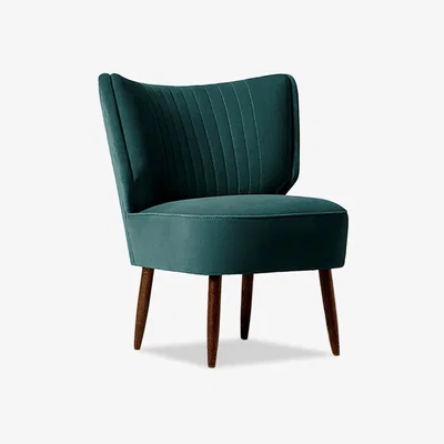 John Lewis Swoon Duke Chair, Dark Leg