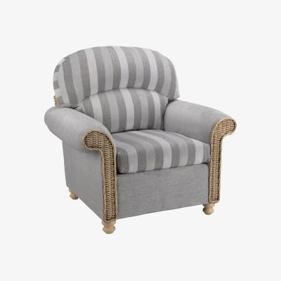 John Lewis Desser Samford Rattan Lounge Chair, Grey