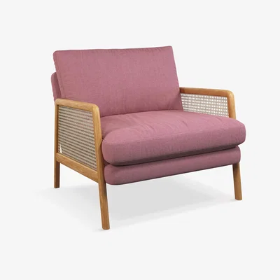 John Lewis John Lewis & Partners Cane Accent Armchair, Light Leg
