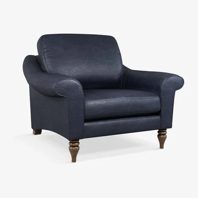John Lewis John Lewis & Partners Camber Leather Snuggler, Dark Leg