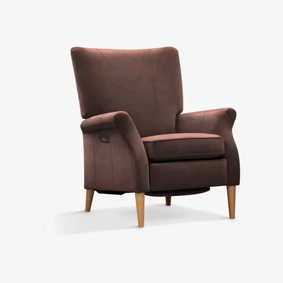 John Lewis Parker Knoll Classic Motion Recliner High Back Leather Armchair