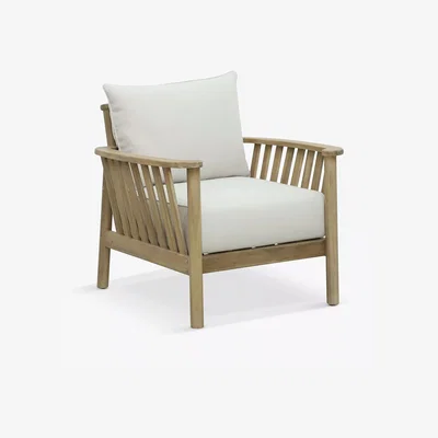 John Lewis John Lewis Boardwalk Garden Lounge Chair, FSC-Certified (Acacia Wood), Natural