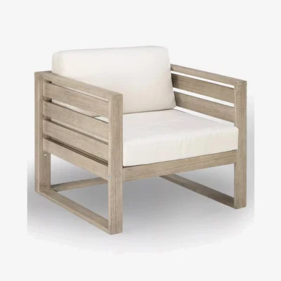 John Lewis John Lewis St Ives Garden Lounging Chair FSC-Certified (Eucalyptus Wood), Natural