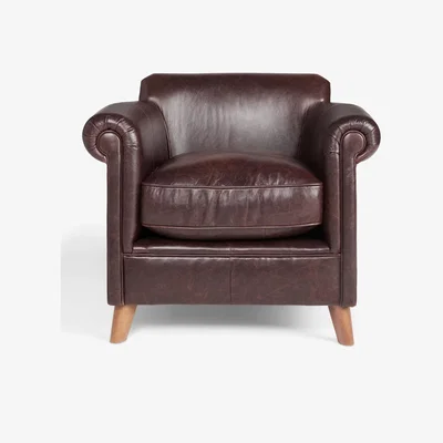 John Lewis John Lewis Regent Leather Armchair