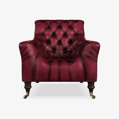 John Lewis Tetrad Skittle Leather Armchair