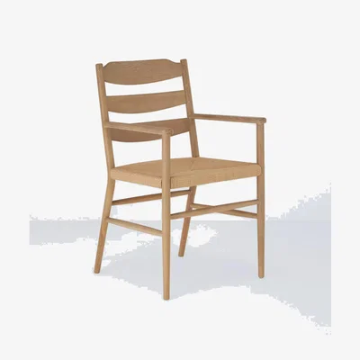 John Lewis John Lewis Fairford Dining Armchair, White Grain Oak