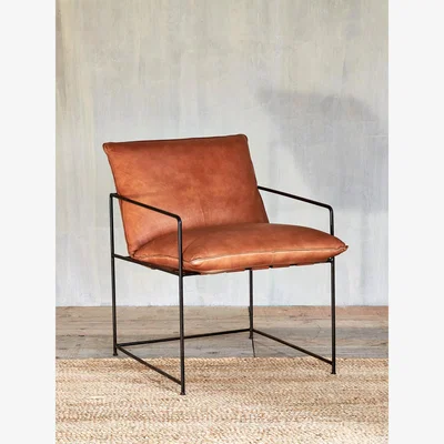 John Lewis Nkuku Durium Leather Lounger