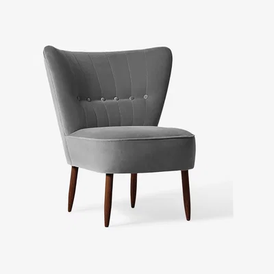 John Lewis Swoon Fitz Chair, Dark Leg