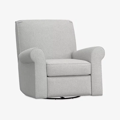 John Lewis Pottery Barn Kids Charleston Slim Reclining Chair, Slub Ash