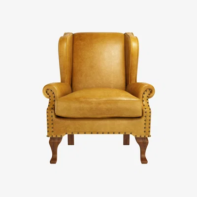 John Lewis John Lewis Compton Leather Armchair, Dark Leg