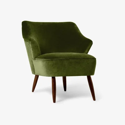 John Lewis Swoon Elysse Chair, Dark Leg