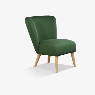 John Lewis House by John Lewis Audrey Accent Chair, Light Leg, Windsor Verde Green