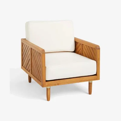 John Lewis John Lewis + Swoon Franklin Garden Armchair, FSC-Certified (Acacia Wood)
