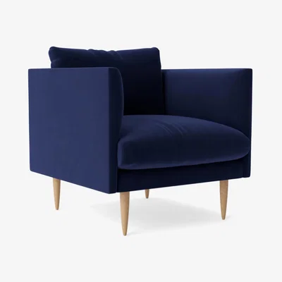 John Lewis Swoon Luna Armchair, Light Leg