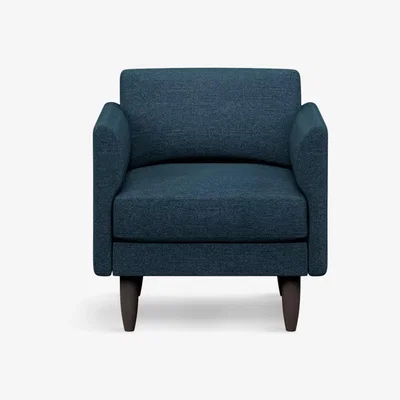John Lewis Hutch Rise Curve Arm Armchair, Dark Leg