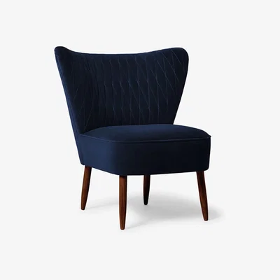 John Lewis Swoon Quin Chair, Dark Leg