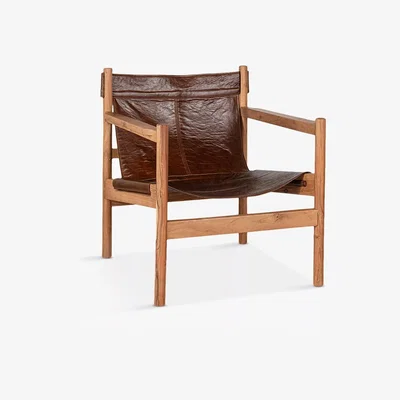 John Lewis Nkuku Dalibar Leather Lounger