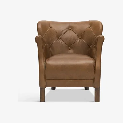 John Lewis Halo Little Professor Buttoned Leather Armchair