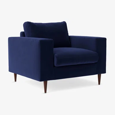 John Lewis Swoon Evesham Armchair, Dark Leg